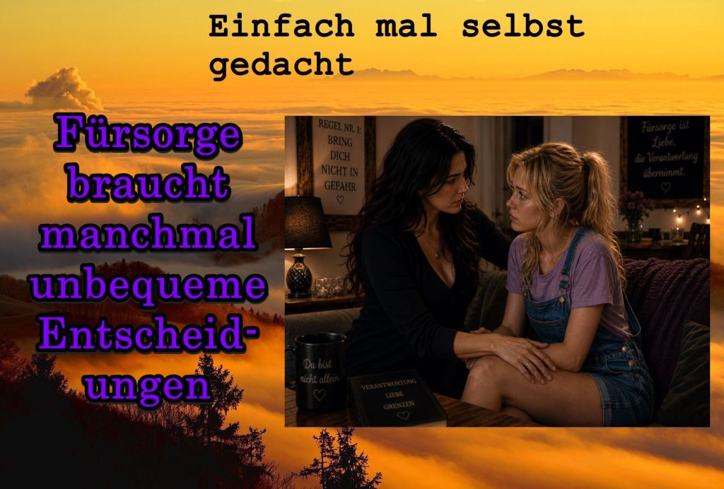 Artikelbild zum Artikel: Fürsorge braucht manchmal unbequeme Entscheidungen